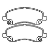 Environment-friendly Brake Pad for OE#MR527674 Front Auto Spare Parts