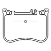 Front Brake Pad for MERCEDES-BENZ ECE R90