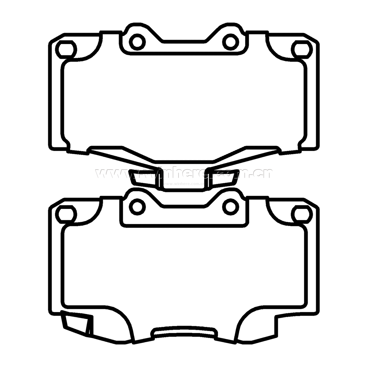 Ceramic Brake Pad for TOYOTA Front ECE R90