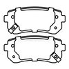Low Steel Anti Squeal Brake Pad ECE R90
