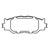 Dustless Brake Pad for OE#0446553020 Front Auto Spare Parts