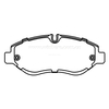 Non Asbestos Brake Pad for NISSAN Front ECE R90