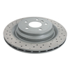 Buick Drilled Silver Paint Brake Discs