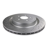 Painted Rear Brake Disc for MERCEDES-BENZ ECE R90