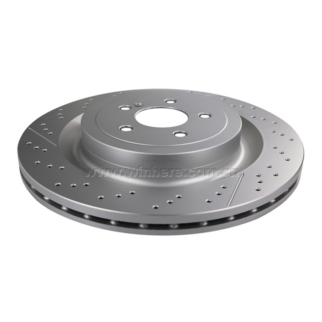 Painted Rear Brake Disc for MERCEDES-BENZ ECE R90