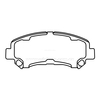 Ceramic Anti Squeal Brake Pad for NISSAN Front ECE R90