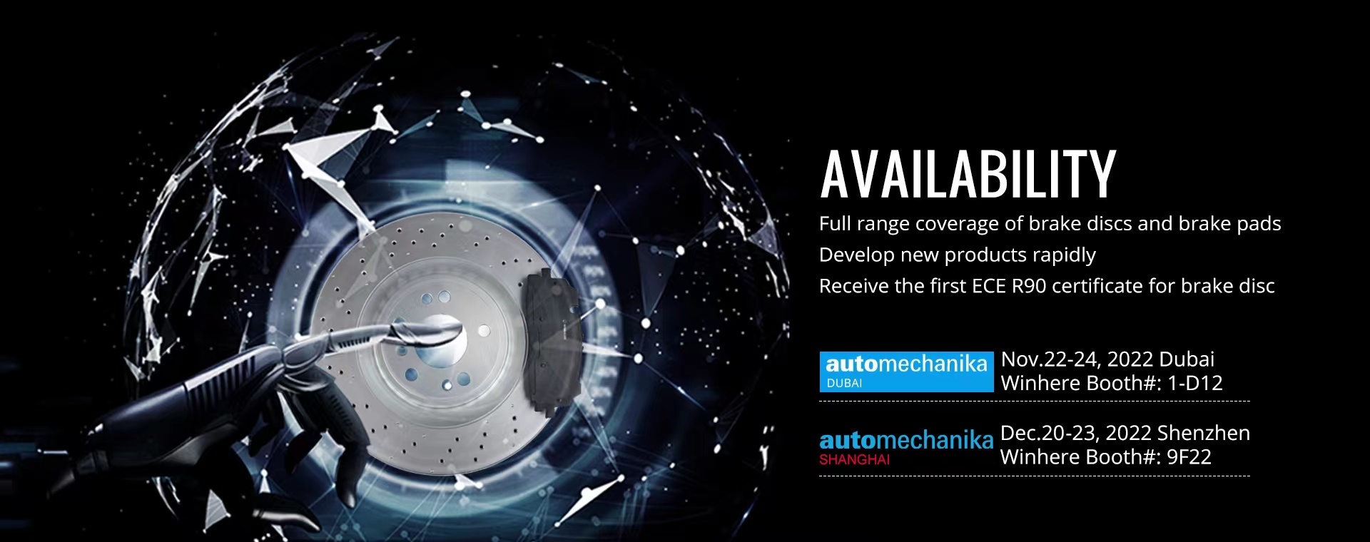 brake discs and pads availability 4
