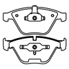 Brake Pad for OE#34116764540 Front Auto Spare Parts
