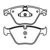  Front Non Asbestos Semi Metallic Brake Pad for OE#34 11 6 775 314