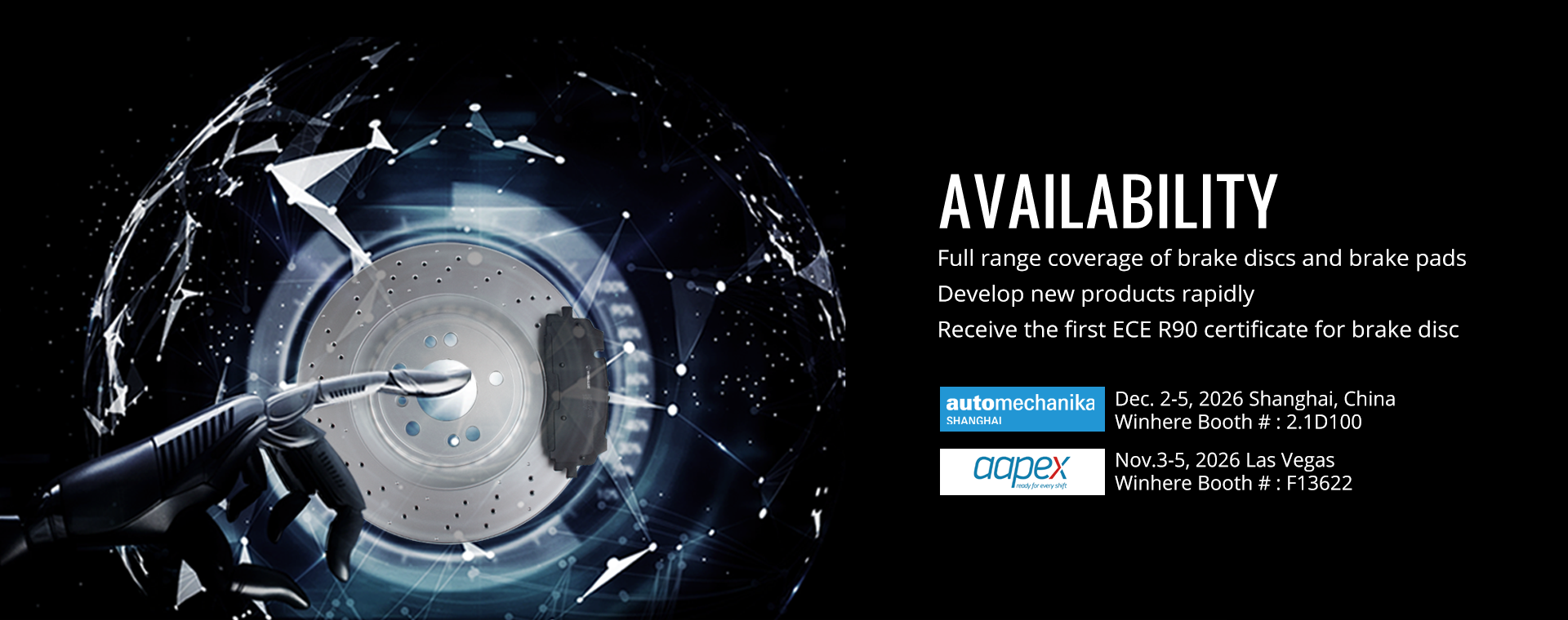brake discs and pads availability 4