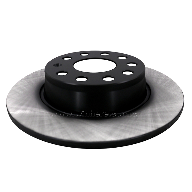 Brake Disc for OE#1K0615601AA/5Q0615601D/L5QD615601A Rear Solid
